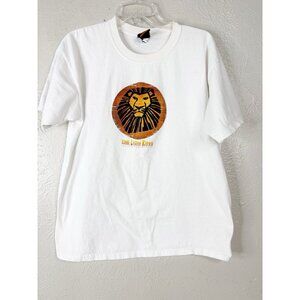 The Lion King Large Broadway Musical Texas White Unisex T-Shirt GUC